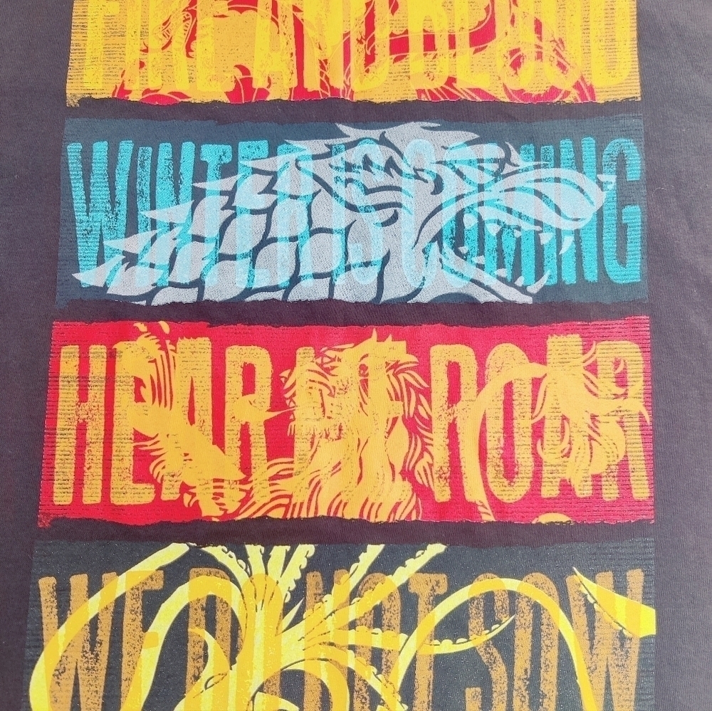 Game of Thrones Tee T-shirt Men's Size Large Black 100% Cotton - Picture 15 of 15